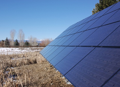 Ground Mount Solar Array in Green Wood Village Colorado